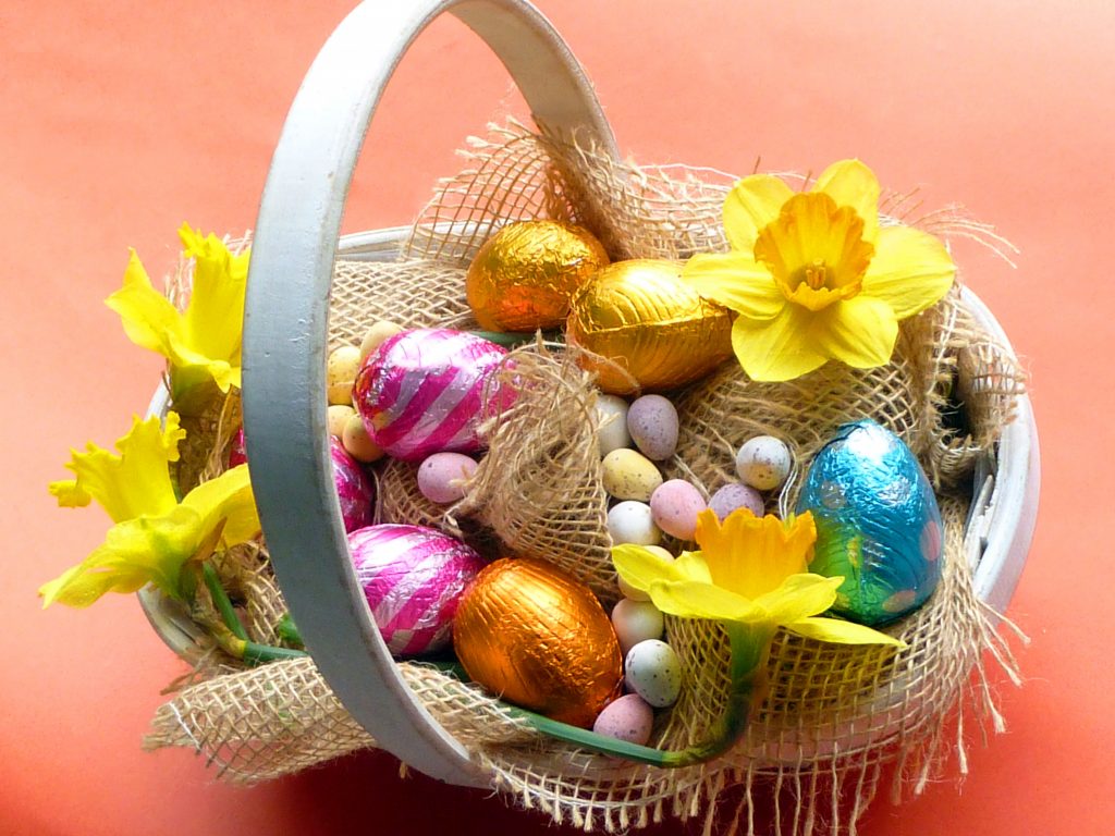 Easter Baskets with Stuffable Plushies