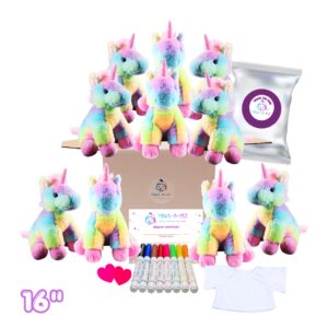 16" Colorful Unicorn Party Pack