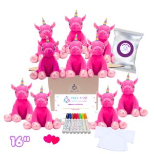 16" Colorful Unicorn Party Pack