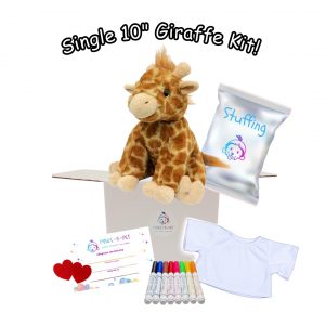 10" Unstuffed Giraffe Plush
