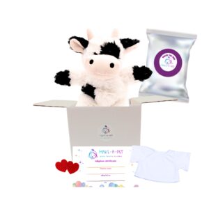 10" Cow Unstuffed