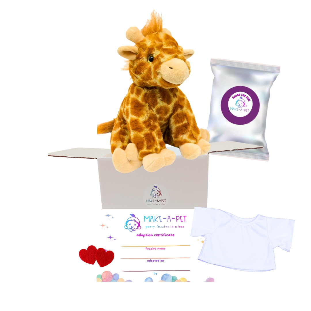 10" Unstuffed Giraffe Plush