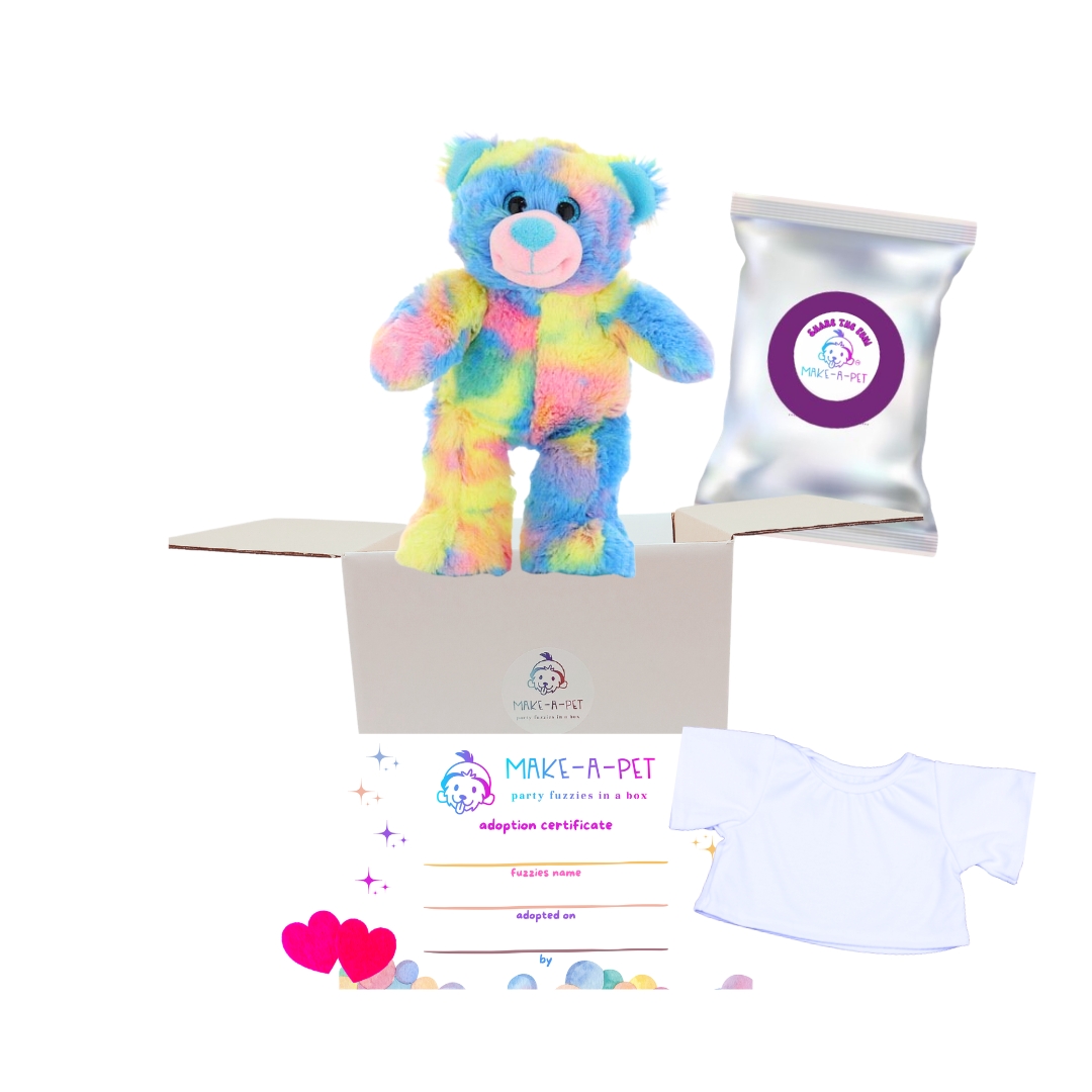 10" Neon Candy Bear