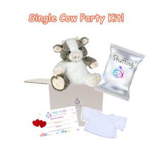 10" Cow Unstuffed Plush