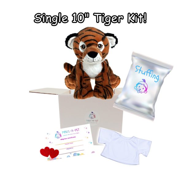 10" Unstuffed Bengal Tiger