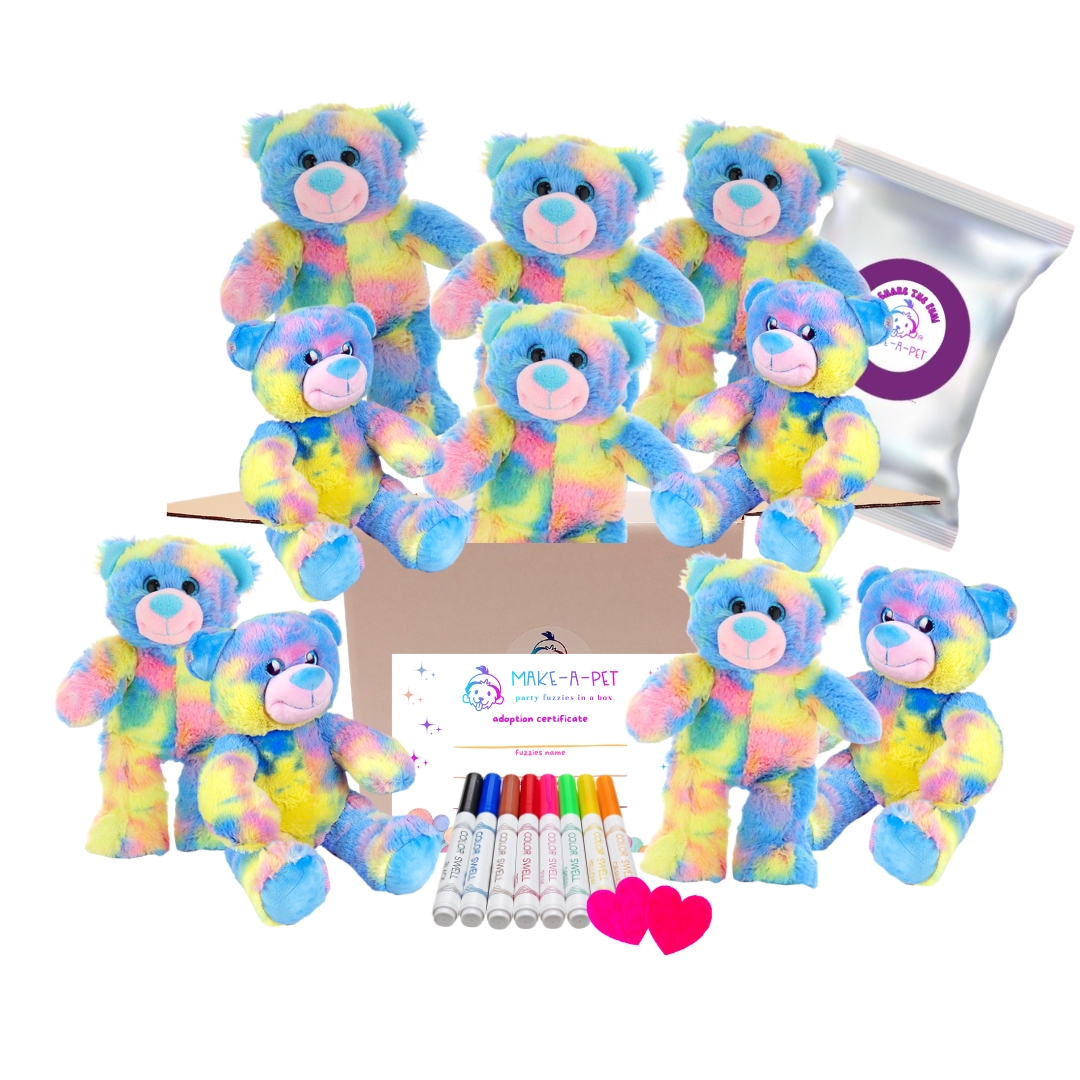 Neon Bears Party Kit - 10 Pack - Image 3