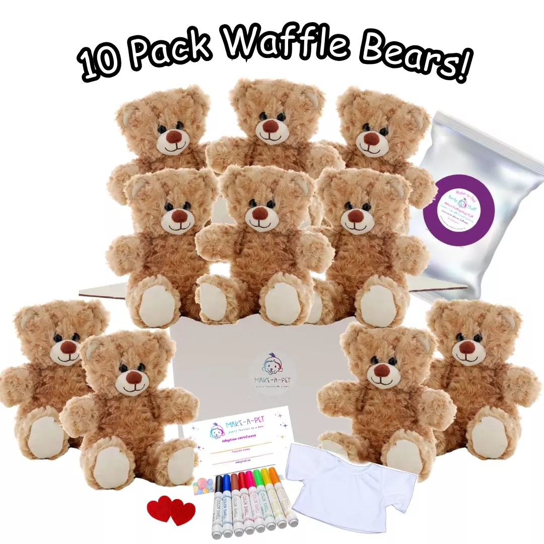 Waffle Teddy Bears Party