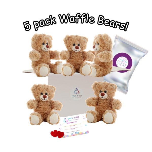 Waffle Teddy Bears Theme Kit  - 5 Pack - Image 3