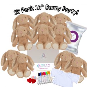 Brown Bunny Party Kit
