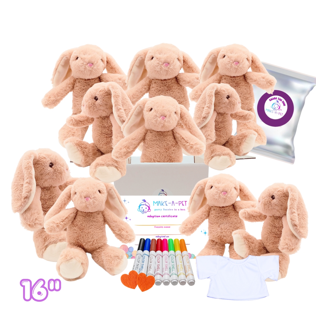 Brown Bunny Party Kit