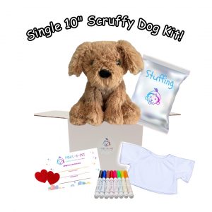 10" Unstuffed Scruffy Dog