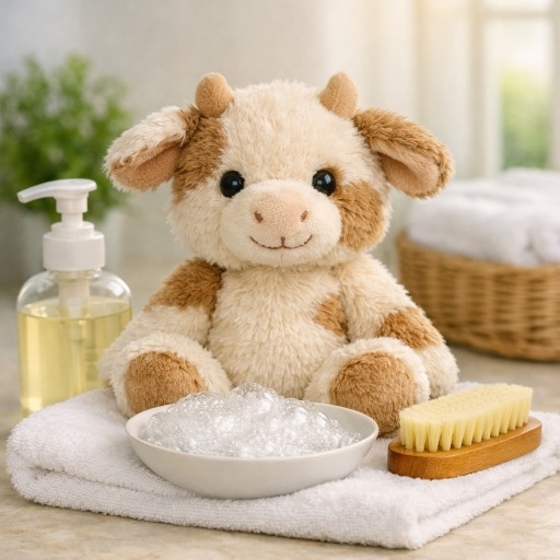 clean stuffed animals safely