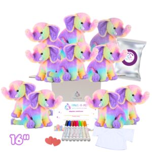 16" Colorful Elephant Party